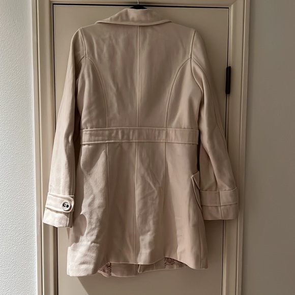 White Peacoat, size medium - Picture 7 of 8